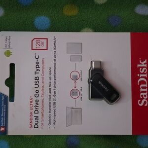 SanDisk Dual Drive Go USB Type-C 128GB - Black
